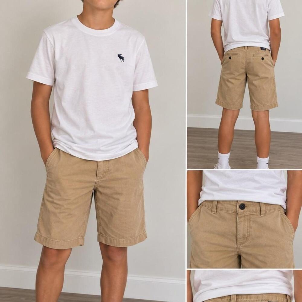 Abercrombie fitch kids tan pants